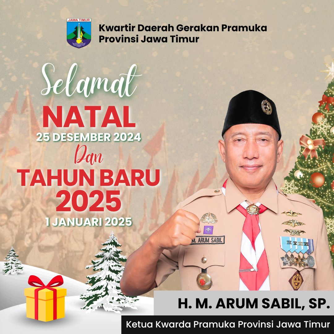 Ucapan Selamat Hari Natal 2024 dan Tahun Baru 2025 oleh H. M. Arum Sabil, SP.