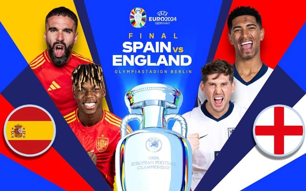 Thumbnail Prediksi Starting XI Spanyol vs Inggris, Duel Tim Bertabur Bintang