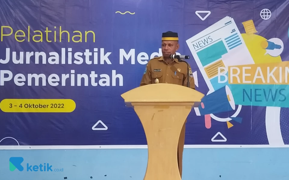 Diskominfo Kaimana Gelar Pelatihan Jurnalistik, Berikut Harapan Wabup Hasbulla