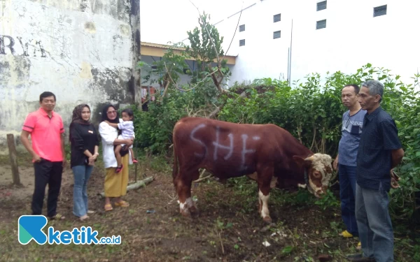 Thumbnail Idul Adha, Golkar Trenggalek Salurkan Daging Kurban