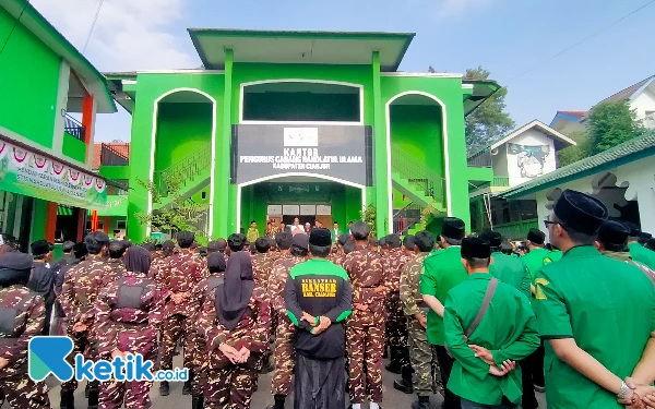 Thumbnail Apel gelar pasukan GP Ansor Cianjur di Kantor PCNU Cianjur, Rabu (14/08/2024) (Foto: Moh. Rusdi/Ketik.co.id)