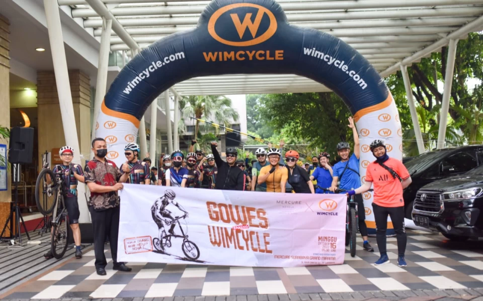 Gowes Bareng WimCycle, Mercure Grand Mirama Dukung Gaya Hidup Sehat 