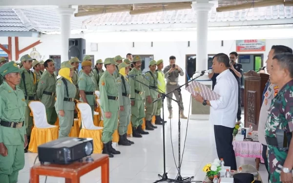 Untuk Jaga Tradisi, Bupati Pacitan Kukuhkan 318 Satlinmas