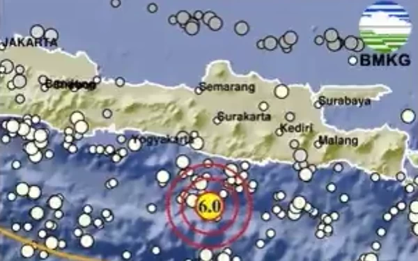 Gempa M 6,0 Guncang Pacitan, Terasa hingga Ponorogo-Jogja, Tak Berpotensi Tsunami