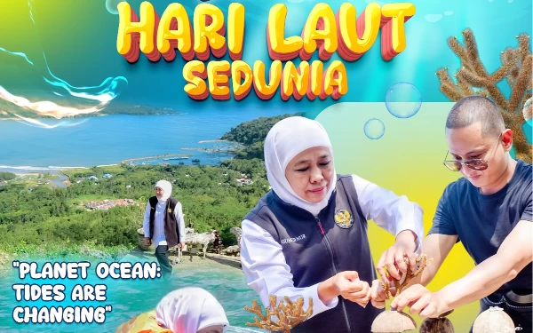 Thumbnail Hari Laut Sedunia, Khofifah: Pentingnya Keseimbangan Agar Hasil Laut Melimpah