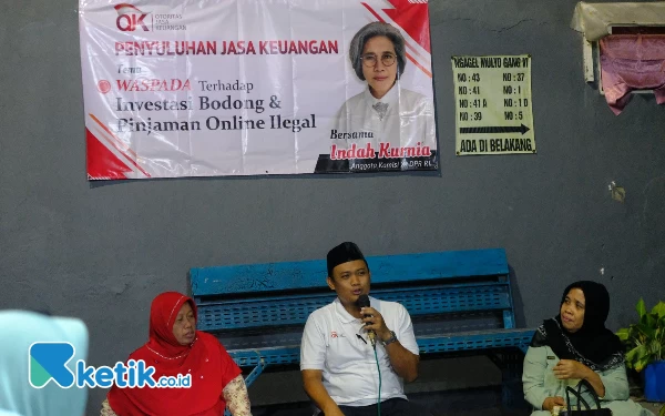 Indah Kurnia Ingatkan Jemaah Pengajian Jangan Sampai Terjerumus Pinjol Ilegal