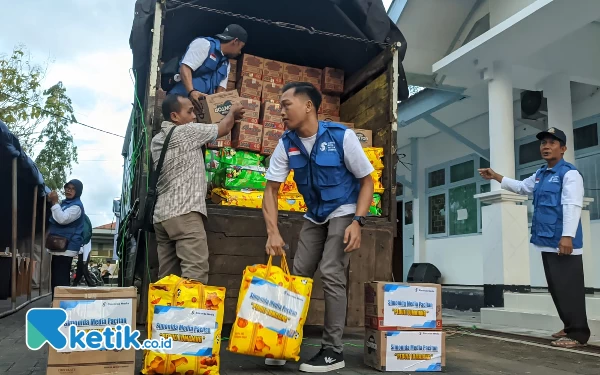 Thumbnail Berita - Peduli Korban Lahar Dingin Lumajang, Perusahaan asal AS Donasi Lewat BPBD Pacitan