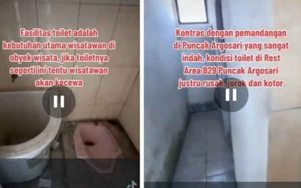 Thumbnail Berita - Beredar VT Kondisi Toilet Wisata B29 Kotor dan Bau