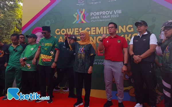 Gubernur Jatim Khofifah Harap Porprov VIII 2023 Dongkrak Ekonomi Sidoarjo