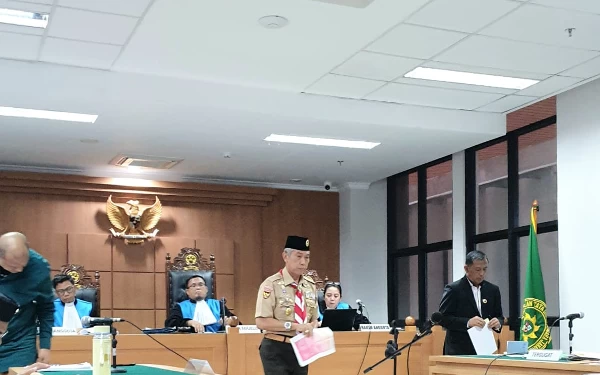 Thumbnail Berita - Pengurus yang Diberhentikan Ragukan Kesaksian Sekjen Kwarnas di Sidang PTUN