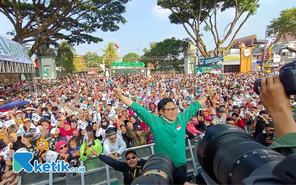 Thumbnail Berita - Sambangi Arek Malang, Cak Imin Gaungkan Semangat Perubahan