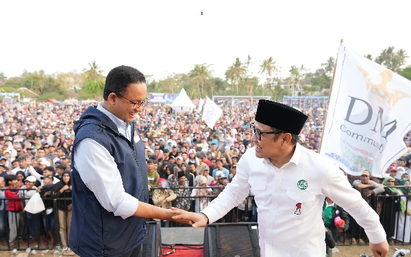 Kunjungi Pasar Rakyat Malang Raya, Anies-Imin Dorong Keadilan Ekonomi Wong Cilik