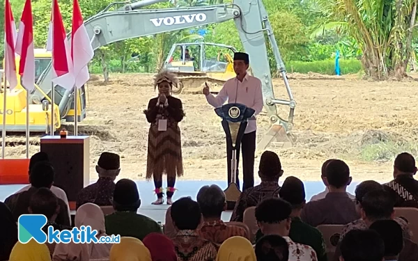 Thumbnail Hadiri Groundbreaking RS PKU Muhammadiyah Unimuda Sorong, Jokowi Kagum Konsep Integrasinya