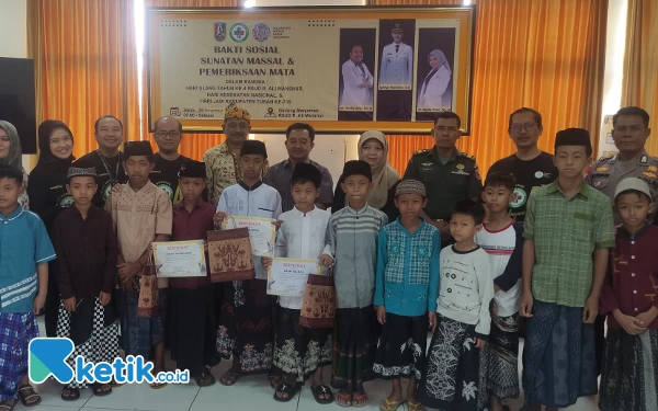 HKN ke-59, RSUD Ali Manshur Jatirogo Tuban Gelar Khitan Massal dan Periksa Mata Gratis