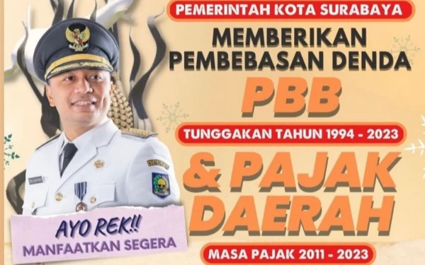 Thumbnail Sambut Hari Ibu, Pemkot Surabaya Bebaskan Denda PBB-Pajak Daerah 2023