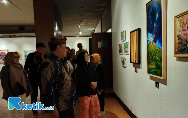 Thumbnail Berita - Pelukis dari Berbagai Daerah Gelar Pameran di Kota Batu