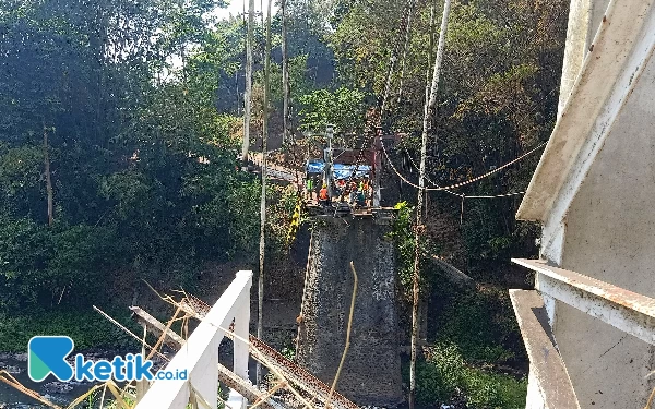 Thumbnail Berita - Pekerjaan Jembatan Lembayung Molor, DPRD Kota Malang Warning DPUPRPKP