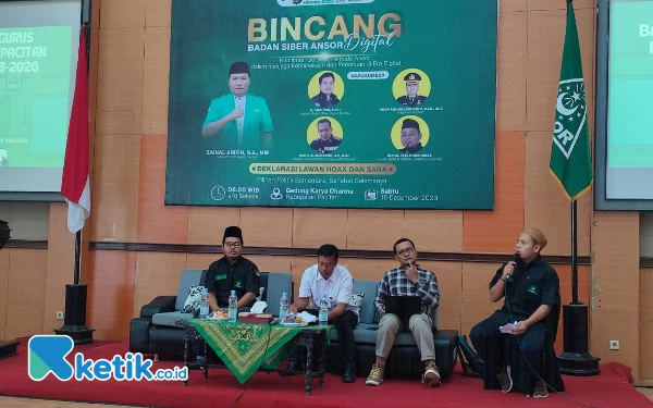 Thumbnail Berita - Badan Siber Ansor Pacitan Gelar Bincang Digital, Deklarasi Lawan Hoaks dan SARA