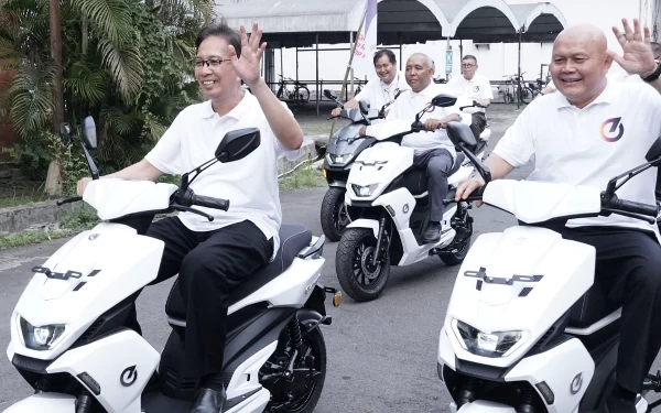 Thumbnail Berita - Berkomitmen dalam Membangun Solusi Energi, ITS Luncurkan Produk Motor Listrik EVITS