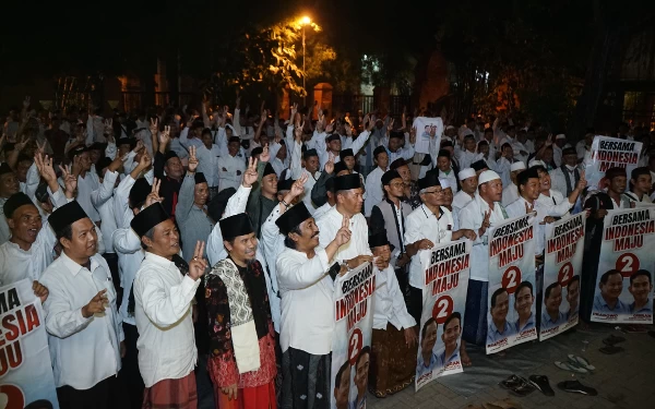 Thumbnail Berita - Jaringan Kyai Desa Jatim Deklarasikan Dukung Prabowo Gibran di Mojokerto