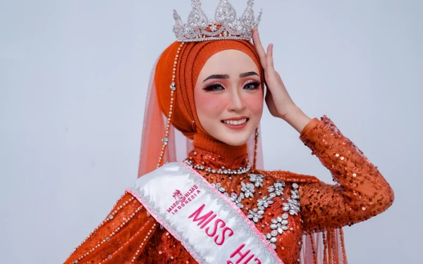 Arina Rosalina, Miss Hijab Indonesia Top Model 2023 Ajak Perempuan Berkarya Nyata