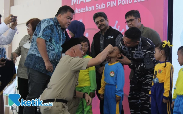 Thumbnail Berita - Lakukan Sub PIN Polio, Pemkab Bangkalan Optimistis Capai 100 Persen