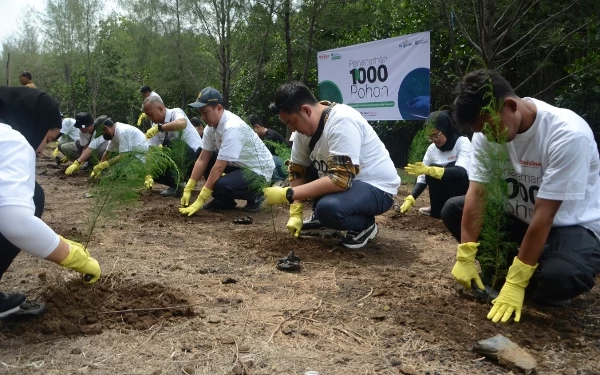 Thumbnail Berita - Tiga Perusahaan Berkolaborasi Tanam 1.000 Pohon untuk Kurangi Emisi Karbon