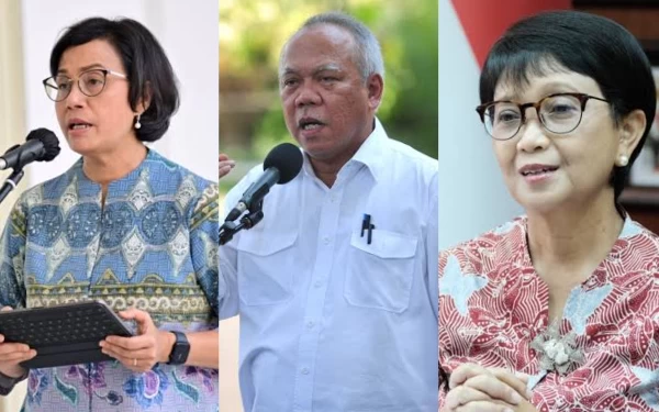 Thumbnail Berita - Bloomberg Sebut Tiga Menteri Andalan Jokowi Berencana Mundur