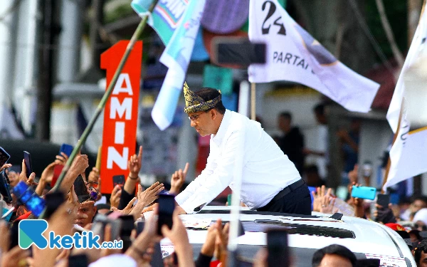 [Berita Foto] Kampanye Calon Presiden Anies Baswedan di Palembang