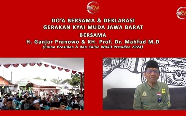 Jelang Hari H Pencoblosan, Ganjar-Mahfud Dapat Dukungan dari Kiai Muda Jawa Barat