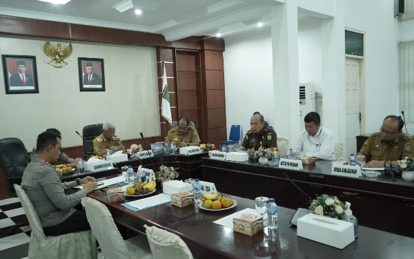 Pimpin Rapat Forkopimda Asahan Tahun 2024, Ini Harapan Bupati Asahan