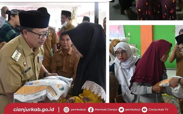 Thumbnail Jelang Ramadhan, Pemkab Cianjur Salurkan Bantuan Beras dan Pangan Murah