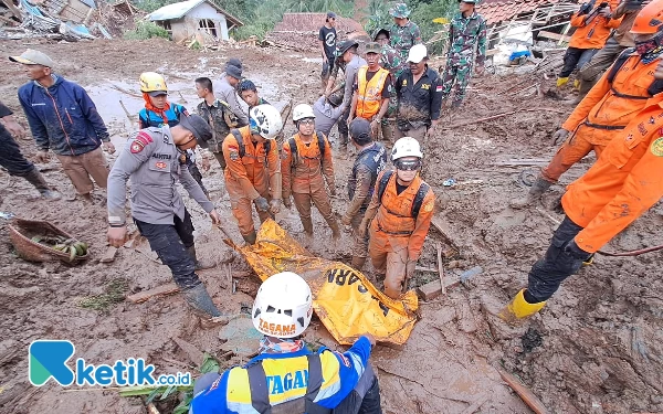 Pencarian Hari Kedua, Tim SAR Gabungan Temukan 4 Jenazah Korban Longsor Bandung Barat