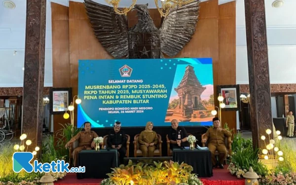 Thumbnail Berita - Bappedalitbang Kabupaten Blitar Bersama Pemerintah Kabupaten Blitar Laksanakan Musrenbang RPJPD Tahun 2025-2045