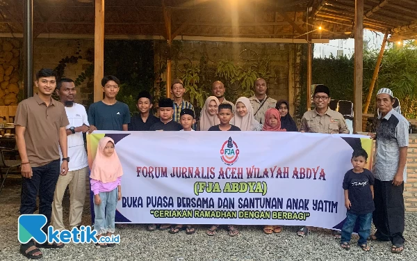 Peduli Sesama, FJA Abdya Santuni Anak Yatim Jelang Idul Fitri