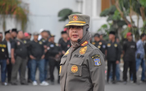 Persiapan Hari Otoda, Satpol PP Surabaya Siagakan Personel di 137 Traffic Light