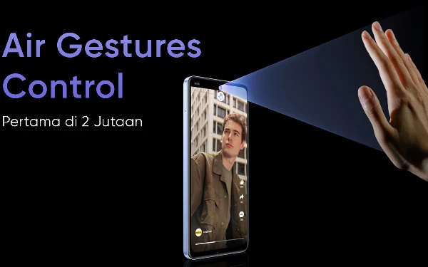 Thumbnail Berita - Pertama di Kelasnya, realme C65 Dilengkapi Fitur Air Gestures