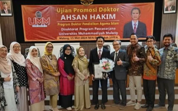 Sinergikan PAI dengan Learning Agility, Ahsan Hakim Sabet Gelar Doktor Pertama di SAIM