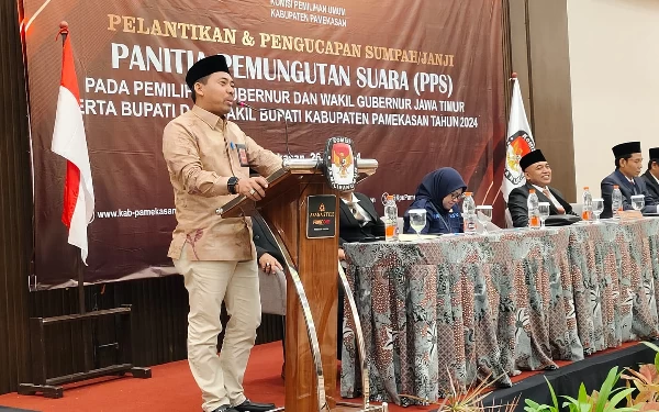 Thumbnail Berita - 25.482 PPS Dilantik, KPU Se Jatim Fokus Pemutahiran Data Pemilih Akhir Mei 2024