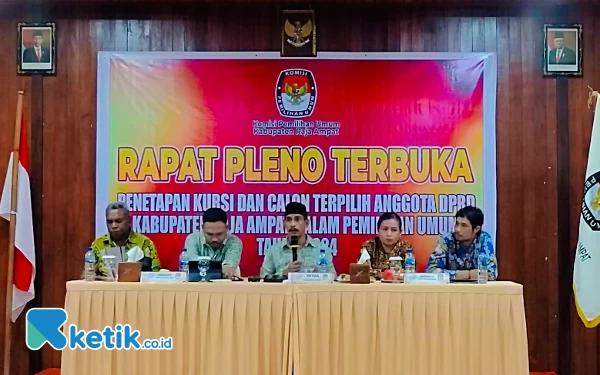 KPU Raja Ampat Tetapkan 20 Nama Caleg Terpilih Pemilu 2024, Cek Daftarnya!