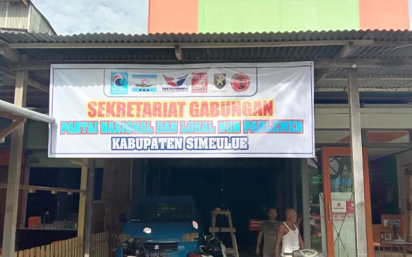 Thumbnail Berita - Hadapi Pilkada 2024, Partai Nasional dan Lokal Nonparlemen di Simeulue Buka Kantor Sekber