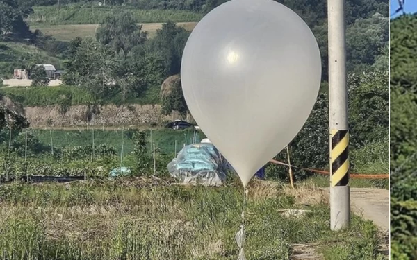 Thumbnail Berita - Korut Kirim 200 Balon Isi Kotoran dan Sampah ke Korsel, Bukan Kali Pertama