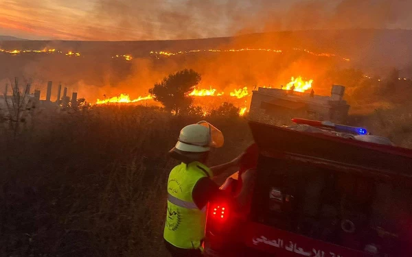 Thumbnail Berita - Hutan Israel Kebakaran usai Diserang Hizbullah