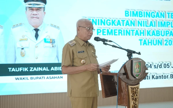 Thumbnail Berita - Bupati Asahan Buka Bimtek Peningkatan Nilai Implementasi SAKIP