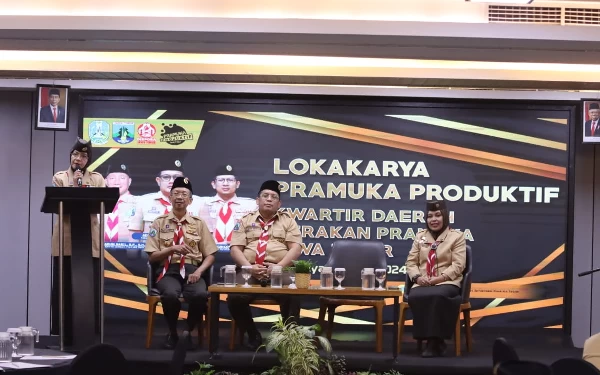 Thumbnail Berita - Persiapkan Bekal Pramuka Masa Depan, Kwarda Jatim Gelar Lokakarya Produktif