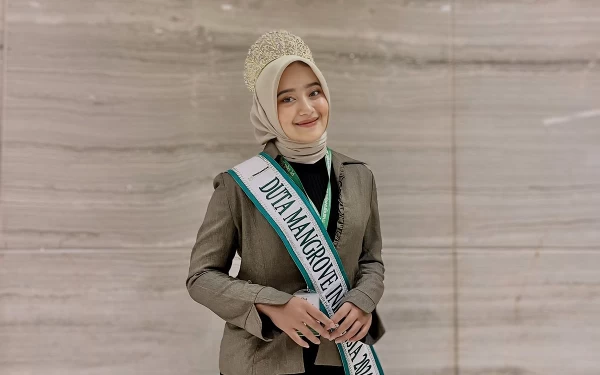 Ikhtiar Wafika Amira Nurfitri, Winner Duta Mangrove Indonesia 2024 Ajak Menjaga Lingkungan