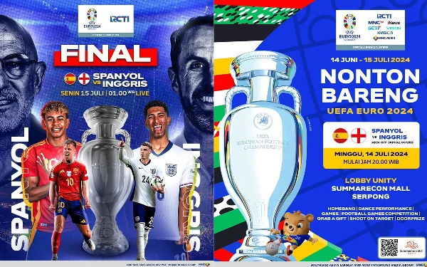 Thumbnail Final UEFA EURO 2024 Spanyol vs Inggris Memanas!Yuk Nonton RCTI Bareng  di Serpong!