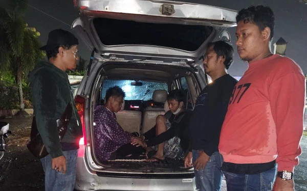 Thumbnail Beraksi di Perk Tanah Gambus, Dua Pelaku Begal Warga Asahan Ditangkap Polisi