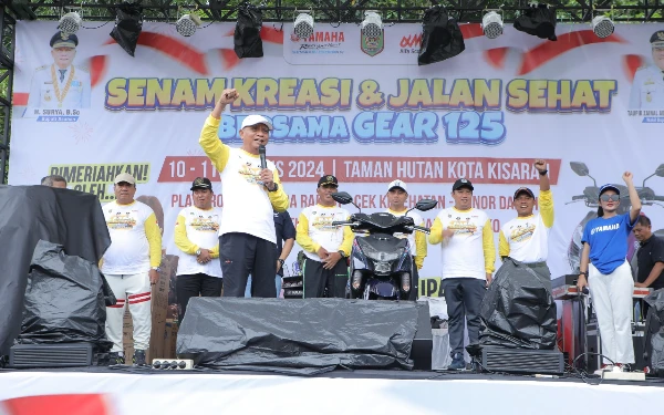 Thumbnail Berita - Meriahkan HUT RI ke-79, Pemkab Asahan Serahkan Sepeda Motor kepada Pemenang Lucky Draw Jalan Sehat