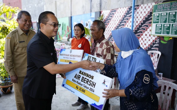 Tekan Kemiskinan Ekstrem, Ratusan Lansia di Kota Madiun Mendapat Bantuan Langsung Tunai